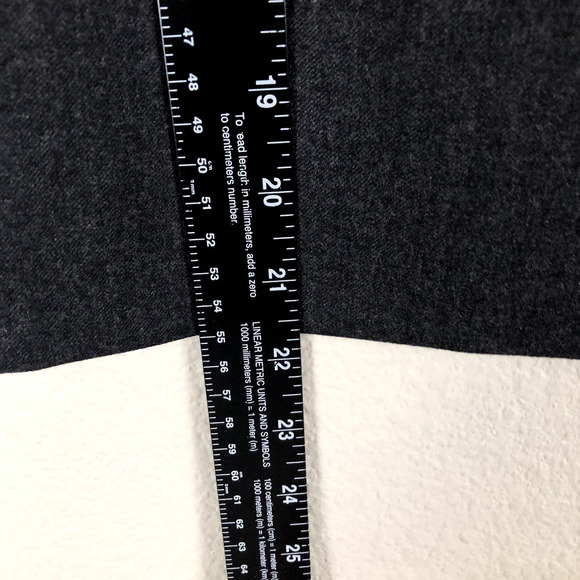 VINTAGE Burberrys Of London Skirt Gray Wool Pencil Midi Career Size X Small - Picture 8 of 15